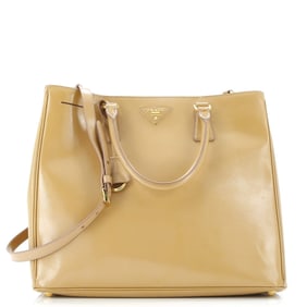 Prada Lux Open Tote Vernice Saffiano