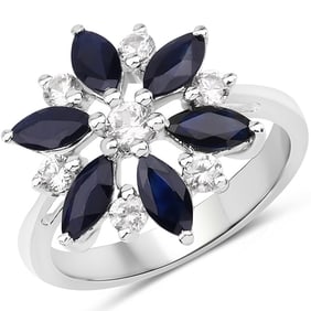 2.28 CT Genuine Blue Sapphire and