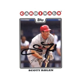 2008 Topps Scott Rolen Autograph (CX
