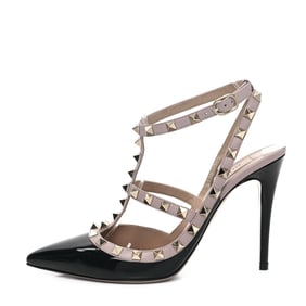 Valentino Garavani Patent Nappa Rockstud Ankle