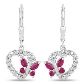 0.59 CT Genuine Ruby and Created