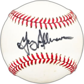 gary allenson autographed macphail AL baseball