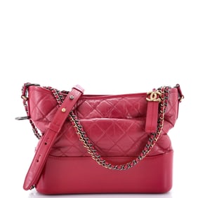 Chanel Gabrielle Hobo Quilted Aged Calfskin