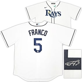 tampa bay rays wander franco autographed