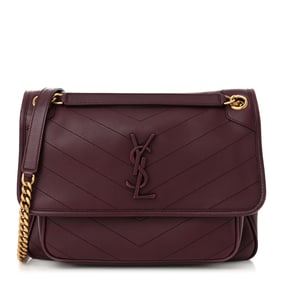Saint Laurent Lambskin Matelasse Monogram Medium