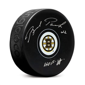 brad park autographed boston bruins hockey