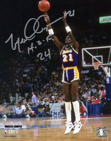 michael cooper signed lakers shooting action