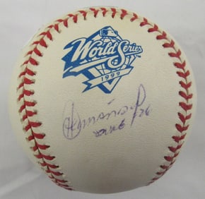 orlando hernandez signed auto rawlings 1999
