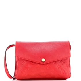 Louis Vuitton Twice Handbag Monogram Empreinte