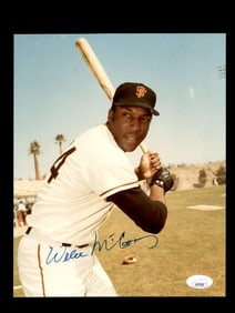 willie mccovey JSA certed signed 8x10