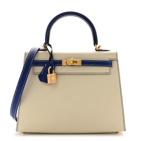 Hermes Epsom Bi-Color Horseshoe Kelly Sellier