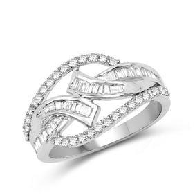 0.72 CT Genuine White Diamond 14K