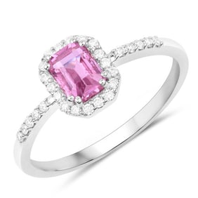 0.99 CT Genuine Pink Sapphire and