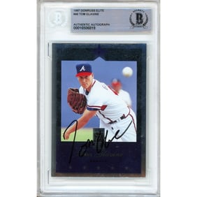 tom glavine atlanta braves signed 1997