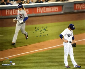 Noah Syndergaard Mets signed 16x20 photo