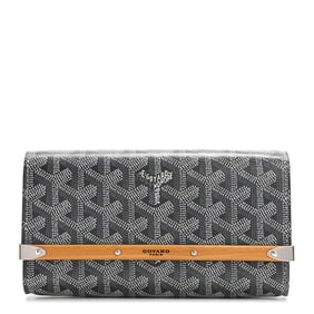 Goyard Goyardine Monte Carlo Bois Clutch