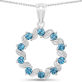 1.50 CT Genuine London Blue Topaz