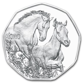 2020 Austria Silver 5 Horse