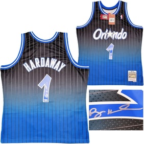 magic anfernee hardaway auto black &