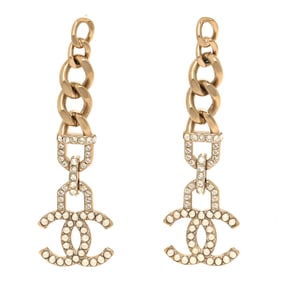 Chanel Pearl Crystal CC Chain Link