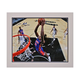 isaiah stewart detroit pistons autographed signed