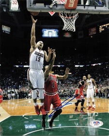 Jerryd Bayless signed 8x10 photo PSA/DNA