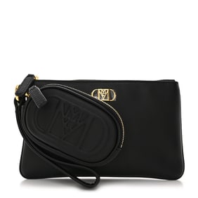 Mcm Calfskin Mode Travia Dual Wristlet
