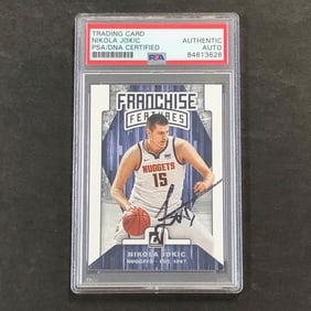 2019-20 Donruss Franchise Features #21 Nikola