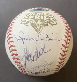YANKEES CORE FOUR SIGNED 2009 Ws