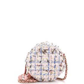 Chanel Lifesaver Round Clutch with Chain