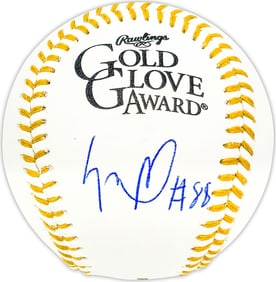 luis robert jr. autographed gold glove