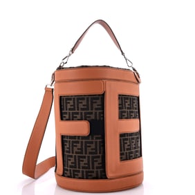 Fendi Step Out Bucket Bag Leather