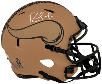 randy moss signed vikings salute riddell