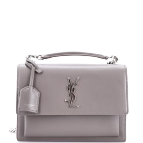 Saint Laurent Sunset Crossbody Bag Leather