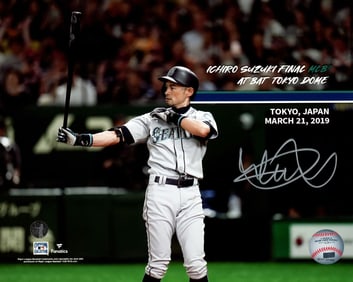 ICHIRO SUZUKI AUTOGRAPHED SIGNED 8X10 PHOTO