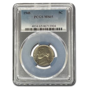 1948 Jefferson Nickel MS-65 PCGS