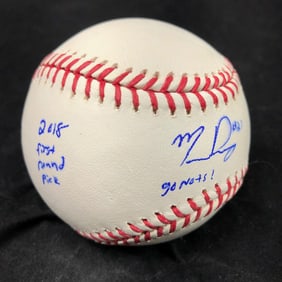 MASON DENABURG signed baseball PSA/DNA Washington