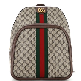 Gucci Ophidia Backpack GG Coated Canvas