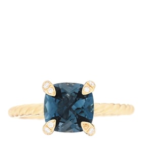 David Yurman 18K Yellow Gold Diamond