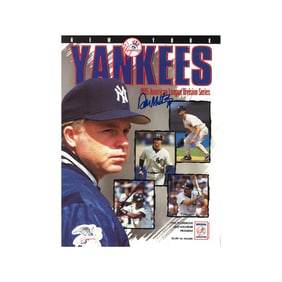 don mattingly new york yankees autographed