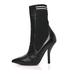Fendi Vitello Lucido Stretch Fabric Striped