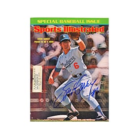 steve garvey los angeles dodgers autographed