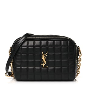 Saint Laurent Lambskin Carre Quilted Cassandre