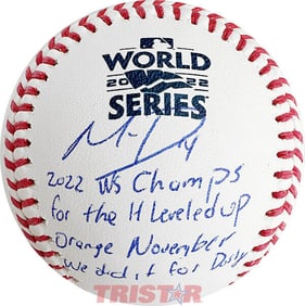 mauricio dubon signed 2022 world series