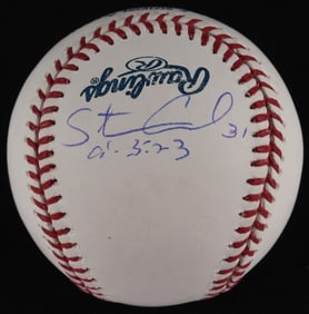 STEVE CISHEK SIGNED OML MANFRED BASEBALL