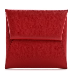 Hermes Epsom Bastia Coin Purse Rouge