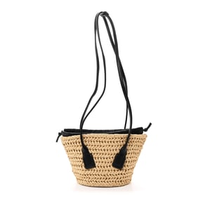 Bottega Veneta Raffia Calfskin Small Arco