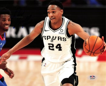 devin vassell signed 8x10 photograph PSA/DNA