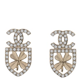 Chanel Crystal CC Sergeant Chanel Earrings