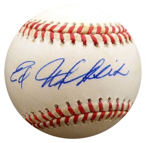 Ed Miksis Autographed Signed NL Baseball
